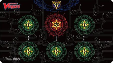 Ultra Pro Cardfight Vanguard Base Red on Black Playmat UP84093 Playmats Ultra Pro Cardfight Vanguard Base Red on Black Playmat UP84093 Playmats