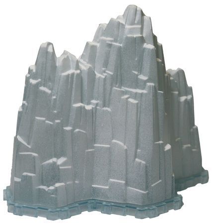 Glacier Terrain 4 Hex w Base Heroscape Heroscape Terrain Tiles ALL Glacier Terrain 4 Hex w Base Heroscape Heroscape Terrain Tiles ALL