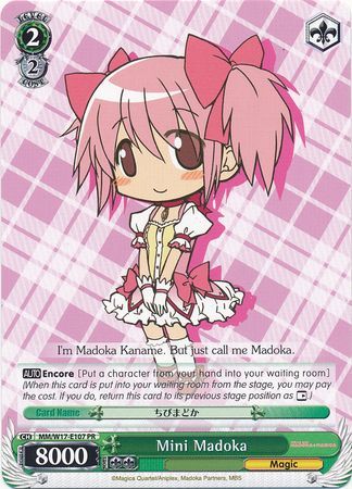 Mini Madoka MM W17 E107 Promo PR Mini Madoka MM W17 E107 Promo PR