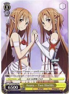 Asuna Two Worlds SAO S20 P04 PR Promo PR Weiss Schwarz Promo Cards Asuna Two Worlds SAO S20 P04 PR Promo PR Weiss Schwarz Promo Cards