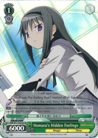 Homura s Hidden Feelings MM W17 E025S Special Rare SR Weiss Schwarz Puella Magi Madoka Magica Booster Set Homura s Hidden Feelings MM W17 E025S Special Rare SR Weiss Schwarz Puella Magi Madoka Magica Booster Set