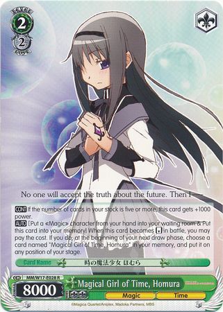 Magical Girl of Time Homura MM W17 E028 Rare R Weiss Schwarz Puella Magi Madoka Magica Booster Set Magical Girl of Time Homura MM W17 E028 Rare R Weiss Schwarz Puella Magi Madoka Magica Booster Set