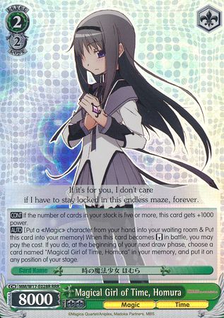 Magical Girl of Time Homura MM W17 E028R Triple Rare RRR Weiss Schwarz Puella Magi Madoka Magica Booster Set Magical Girl of Time Homura MM W17 E028R Triple Rare RRR Weiss Schwarz Puella Magi Madoka Magica Booster Set