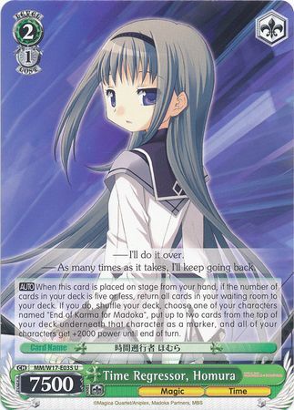 Time Regressor Homura MM W17 E035 Uncommon U Time Regressor Homura MM W17 E035 Uncommon U