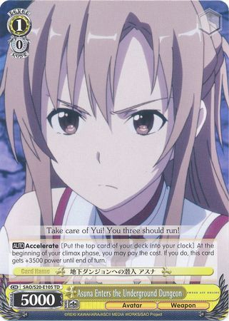 Asuna Enters the Underground Dungeon SAO S20 E105 TD Asuna Enters the Underground Dungeon SAO S20 E105 TD