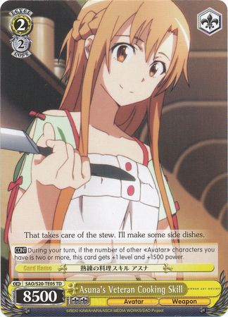 Asuna s Veteran Cooking Skill SAO S20 TE05 TD Asuna s Veteran Cooking Skill SAO S20 TE05 TD