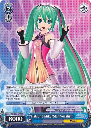 Hatsune Miku Star Vocalist PD S22 E088 Uncommon U Hatsune Miku Star Vocalist PD S22 E088 Uncommon U