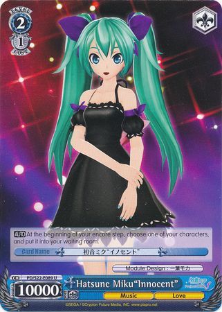 Hatsune Miku Innocent PD S22 E089 Uncommon U Hatsune Miku Innocent PD S22 E089 Uncommon U