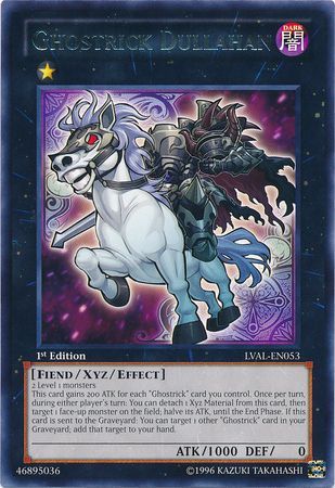 Ghostrick Dullahan LVAL EN053 Rare 1st Edition Ghostrick Dullahan LVAL EN053 Rare 1st Edition