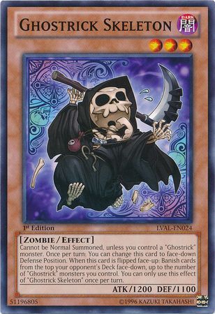 Ghostrick Skeleton LVAL EN024 Common 1st Edition Ghostrick Skeleton LVAL EN024 Common 1st Edition