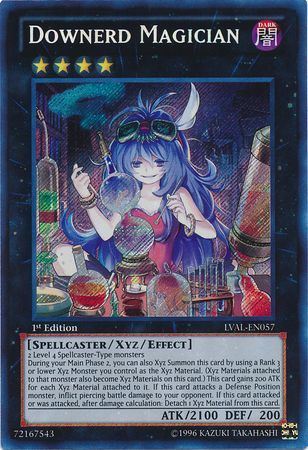 Downerd Magician LVAL EN057 Secret Rare 1st Edition Legacy of the Valiant 1st Edition Singles Downerd Magician LVAL EN057 Secret Rare 1st Edition Legacy of the Valiant 1st Edition Singles