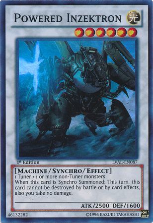 Powered Inzektron LVAL EN087 Super Rare 1st Edition Powered Inzektron LVAL EN087 Super Rare 1st Edition