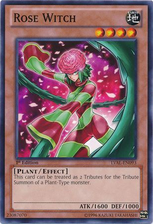 Rose Witch LVAL EN093 Common 1st Edition Rose Witch LVAL EN093 Common 1st Edition