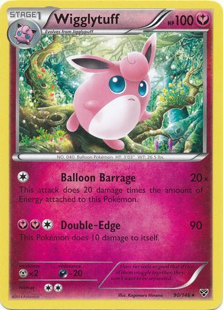 Wigglytuff 90 146 Rare XY Base Set Singles Wigglytuff 90 146 Rare XY Base Set Singles