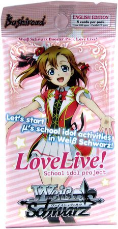 Love Live Booster Pack Weiss Schwarz All Weiss Schwarz Sealed Product Love Live Booster Pack Weiss Schwarz All Weiss Schwarz Sealed Product