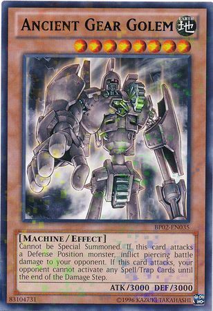 Ancient Gear Golem BP02 EN035 Mosaic Rare Unlimited Battle Pack 2 War of the Giants Mosaic Rare Unlimited Singles Ancient Gear Golem BP02 EN035 Mosaic Rare Unlimited Battle Pack 2 War of the Giants Mosaic Rare Unlimited Singles