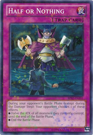 Half or Nothing BP02 EN201 Mosaic Rare Unlimited Battle Pack 2 War of the Giants Mosaic Rare Unlimited Singles Half or Nothing BP02 EN201 Mosaic Rare Unlimited Battle Pack 2 War of the Giants Mosaic Rare Unlimited Singles