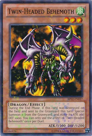 Twin Headed Behemoth BP02 EN017 Mosaic Rare Unlimited Battle Pack 2 War of the Giants Mosaic Rare Unlimited Singles Twin Headed Behemoth BP02 EN017 Mosaic Rare Unlimited Battle Pack 2 War of the Giants Mosaic Rare Unlimited Singles