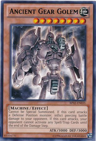 Ancient Gear Golem BP02 EN035 Rare Unlimited Battle Pack 2 War of the Giants Unlimited Singles Ancient Gear Golem BP02 EN035 Rare Unlimited Battle Pack 2 War of the Giants Unlimited Singles