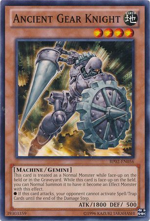 Ancient Gear Knight BP02 EN056 Common Unlimited Ancient Gear Knight BP02 EN056 Common Unlimited