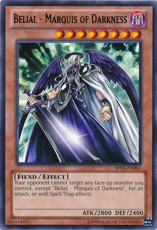 Belial Marquis of Darkness BP02 EN061 Rare Unlimited Belial Marquis of Darkness BP02 EN061 Rare Unlimited