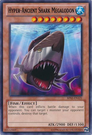 Hyper Ancient Shark Megalodon BP02 EN121 Rare Unlimited Battle Pack 2 War of the Giants Unlimited Singles Hyper Ancient Shark Megalodon BP02 EN121 Rare Unlimited Battle Pack 2 War of the Giants Unlimited Singles