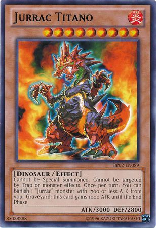 Jurrac Titano BP02 EN089 Rare Unlimited Jurrac Titano BP02 EN089 Rare Unlimited