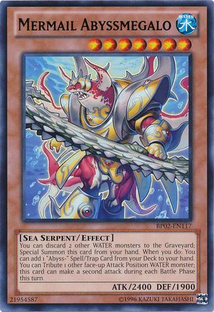 Mermail Abyssmegalo BP02 EN117 Rare Unlimited Mermail Abyssmegalo BP02 EN117 Rare Unlimited