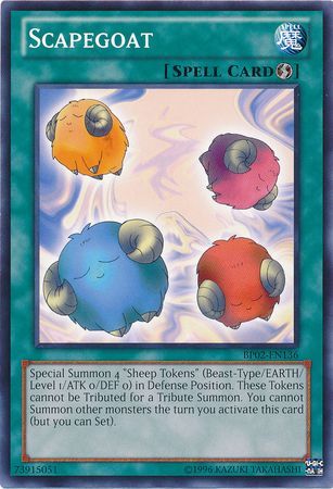 Scapegoat BP02 EN136 Common Unlimited Battle Pack 2 War of the Giants Unlimited Singles Scapegoat BP02 EN136 Common Unlimited Battle Pack 2 War of the Giants Unlimited Singles