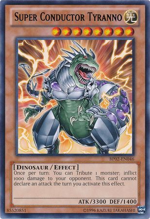 Super Conductor Tyranno BP02 EN046 Rare Unlimited Super Conductor Tyranno BP02 EN046 Rare Unlimited