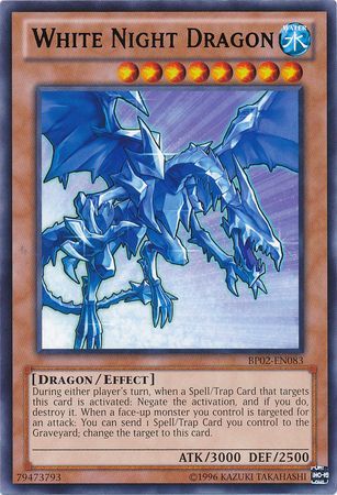 White Night Dragon BP02 EN083 Rare Unlimited White Night Dragon BP02 EN083 Rare Unlimited