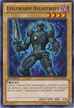 Evilswarm Heliotrope BPW2 EN001 Common 1st Edition Battle Pack 2 War of the Giants Round 2 BPW2 Singles Evilswarm Heliotrope BPW2 EN001 Common 1st Edition Battle Pack 2 War of the Giants Round 2 BPW2 Singles