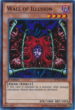 Wall of Illusion BPW2 EN002 Super Rare 1st Edition Wall of Illusion BPW2 EN002 Super Rare 1st Edition