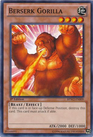 Berserk Gorilla BPW2 EN009 Common 1st Edition Battle Pack 2 War of the Giants Round 2 BPW2 Singles Berserk Gorilla BPW2 EN009 Common 1st Edition Battle Pack 2 War of the Giants Round 2 BPW2 Singles