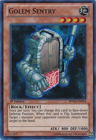Golem Sentry BPW2 EN014 Super Rare 1st Edition Battle Pack 2 War of the Giants Round 2 BPW2 Singles Golem Sentry BPW2 EN014 Super Rare 1st Edition Battle Pack 2 War of the Giants Round 2 BPW2 Singles