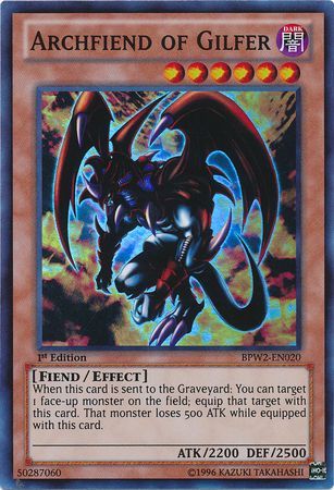 Archfiend of Gilfer BPW2 EN020 Super Rare 1st Edition Battle Pack 2 War of the Giants Round 2 BPW2 Singles Archfiend of Gilfer BPW2 EN020 Super Rare 1st Edition Battle Pack 2 War of the Giants Round 2 BPW2 Singles