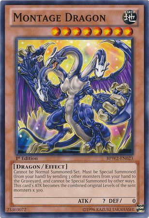 Montage Dragon BPW2 EN023 Common 1st Edition Montage Dragon BPW2 EN023 Common 1st Edition