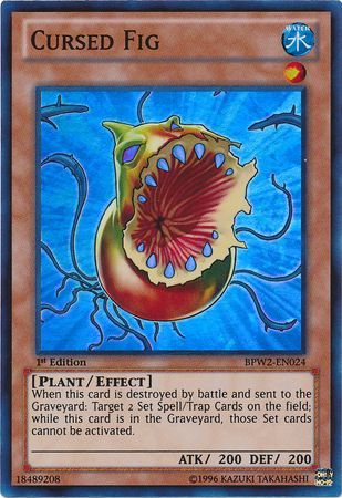 Cursed Fig BPW2 EN024 Super Rare 1st Edition Cursed Fig BPW2 EN024 Super Rare 1st Edition
