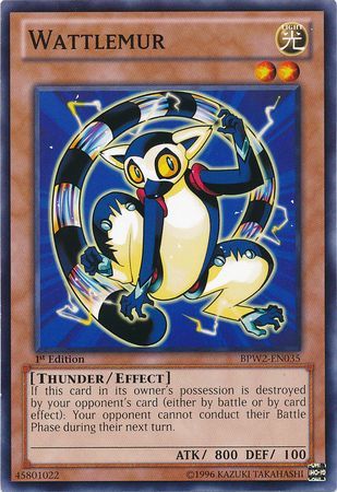 Wattlemur BPW2 EN035 Common 1st Edition Battle Pack 2 War of the Giants Round 2 BPW2 Singles Wattlemur BPW2 EN035 Common 1st Edition Battle Pack 2 War of the Giants Round 2 BPW2 Singles