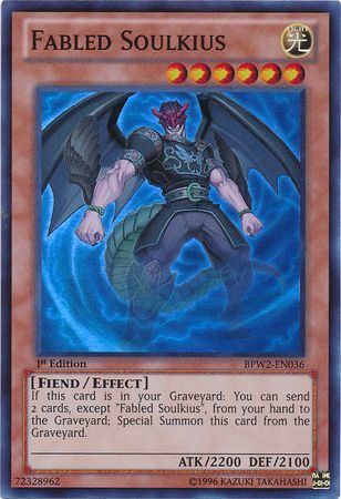 Fabled Soulkius BPW2 EN036 Super Rare 1st Edition Battle Pack 2 War of the Giants Round 2 BPW2 Singles Fabled Soulkius BPW2 EN036 Super Rare 1st Edition Battle Pack 2 War of the Giants Round 2 BPW2 Singles