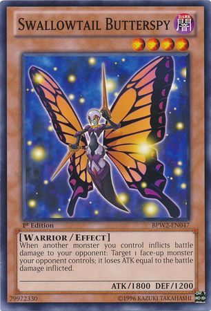 Swallowtail Butterspy BPW2 EN047 Common 1st Edition Battle Pack 2 War of the Giants Round 2 BPW2 Singles Swallowtail Butterspy BPW2 EN047 Common 1st Edition Battle Pack 2 War of the Giants Round 2 BPW2 Singles