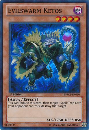 Evilswarm Ketos BPW2 EN050 Super Rare 1st Edition Battle Pack 2 War of the Giants Round 2 BPW2 Singles Evilswarm Ketos BPW2 EN050 Super Rare 1st Edition Battle Pack 2 War of the Giants Round 2 BPW2 Singles