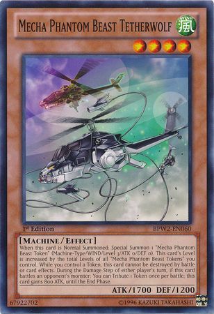 Mecha Phantom Beast Tetherwolf BPW2 EN060 Common 1st Edition Battle Pack 2 War of the Giants Round 2 BPW2 Singles Mecha Phantom Beast Tetherwolf BPW2 EN060 Common 1st Edition Battle Pack 2 War of the Giants Round 2 BPW2 Singles