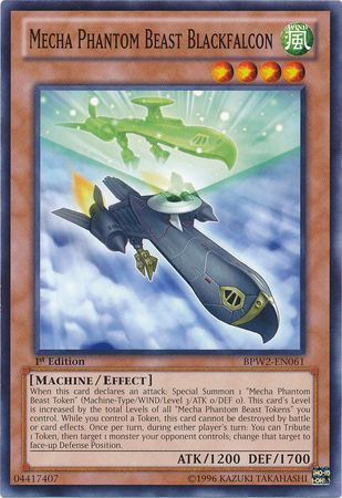 Mecha Phantom Beast Blackfalcon BPW2 EN061 Common 1st Edition Battle Pack 2 War of the Giants Round 2 BPW2 Singles Mecha Phantom Beast Blackfalcon BPW2 EN061 Common 1st Edition Battle Pack 2 War of the Giants Round 2 BPW2 Singles