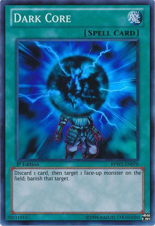 Dark Core BPW2 EN070 Super Rare 1st Edition Dark Core BPW2 EN070 Super Rare 1st Edition