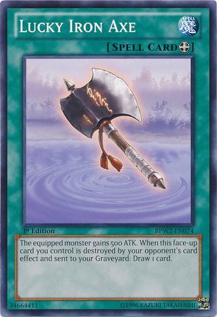 Lucky Iron Axe BPW2 EN074 Common 1st Edition Lucky Iron Axe BPW2 EN074 Common 1st Edition