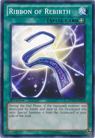 Ribbon of Rebirth BPW2 EN076 Common 1st Edition Battle Pack 2 War of the Giants Round 2 BPW2 Singles Ribbon of Rebirth BPW2 EN076 Common 1st Edition Battle Pack 2 War of the Giants Round 2 BPW2 Singles