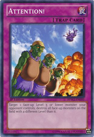 Attention BPW2 EN090 Common 1st Edition Battle Pack 2 War of the Giants Round 2 BPW2 Singles Attention BPW2 EN090 Common 1st Edition Battle Pack 2 War of the Giants Round 2 BPW2 Singles