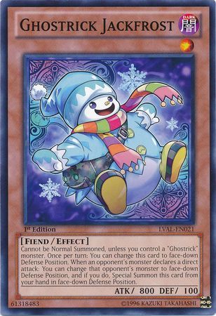 Ghostrick Jackfrost LVAL EN021 Common 1st Edition Ghostrick Jackfrost LVAL EN021 Common 1st Edition