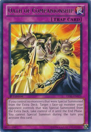Oath of Companionship LVAL EN079 Rare 1st Edition Oath of Companionship LVAL EN079 Rare 1st Edition